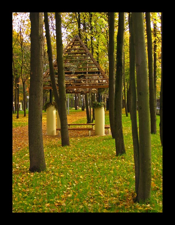 photo "Autumn Sketch. #4" tags: landscape, architecture, autumn