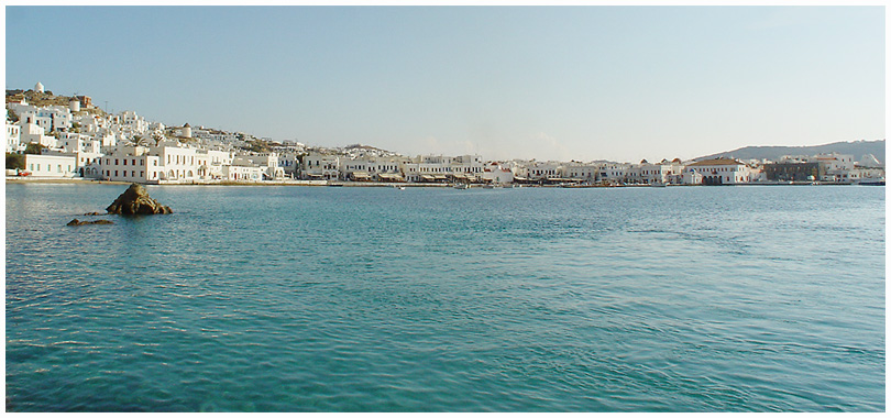 photo "The blue sky and the limpid waters" tags: architecture, landscape, water