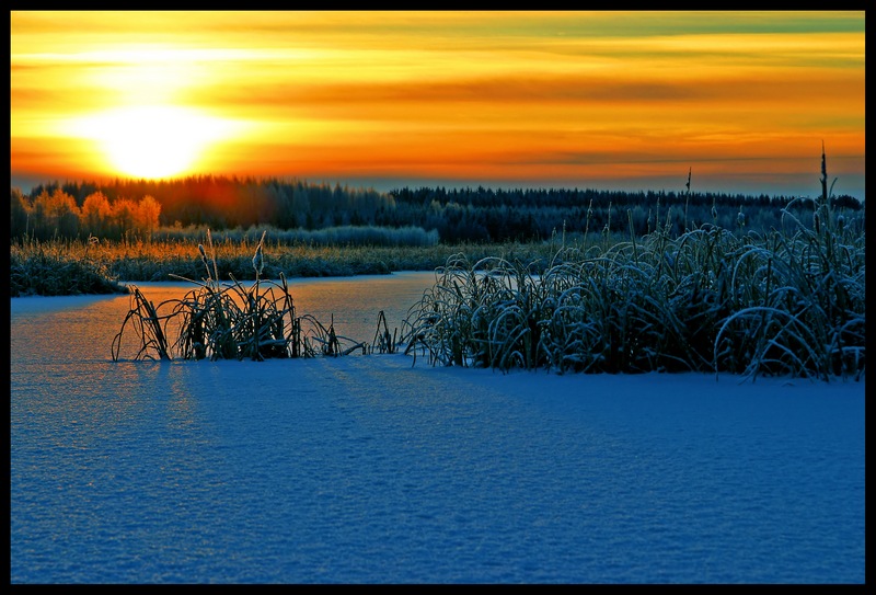 фото "Morning glow" метки: пейзаж, зима