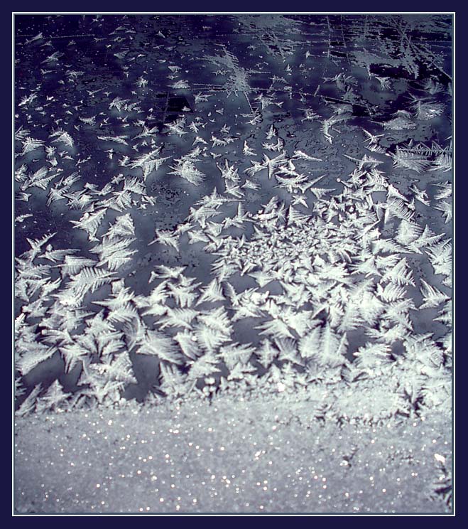 фото "ледяное поле" метки: абстракция, пейзаж, зима