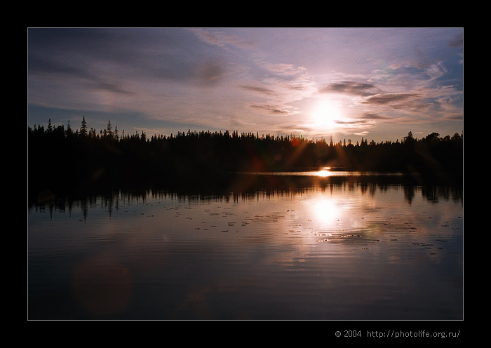 photo "Solovetckie islands. Sunset." tags: landscape, sunset, water