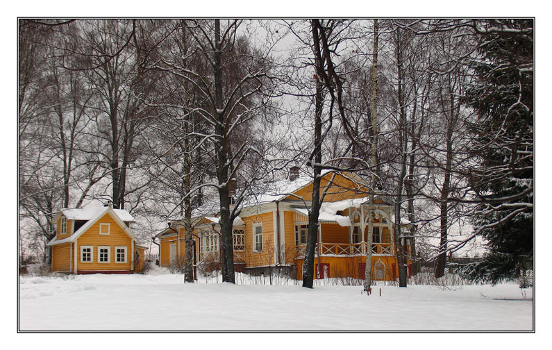 фото "Флигель Эрнестины Федоровны" метки: пейзаж, зима