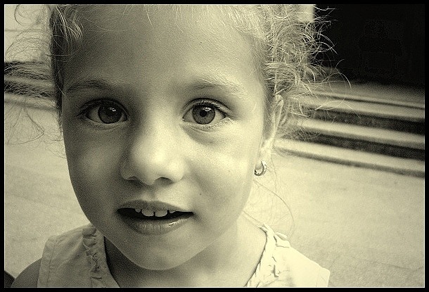 photo "A" tags: portrait, black&white, children