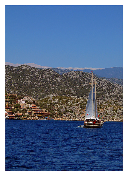 photo "White sail" tags: travel, landscape, Europe, water