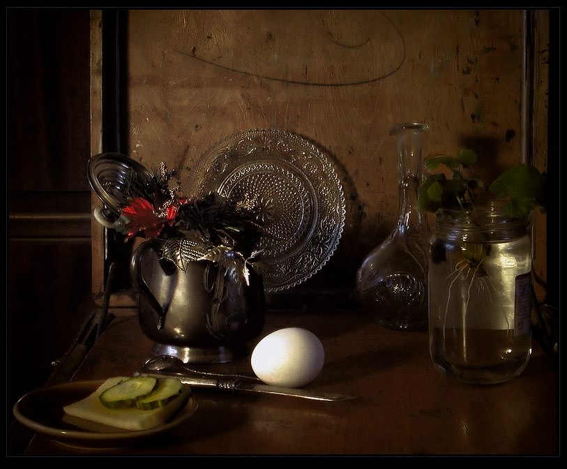 photo "Slice of cheese and egg" tags: still life, 