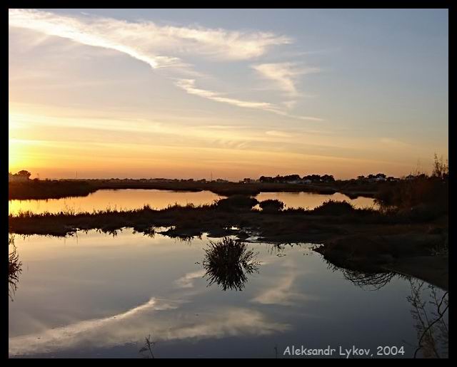 photo "Blue & Pink" tags: landscape, sunset, water