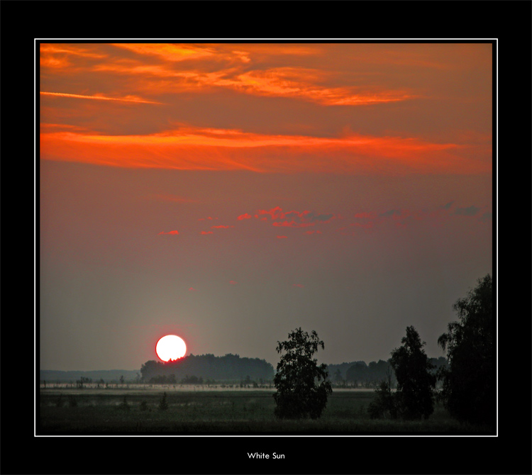 photo "White Sun" tags: landscape, summer, sunset
