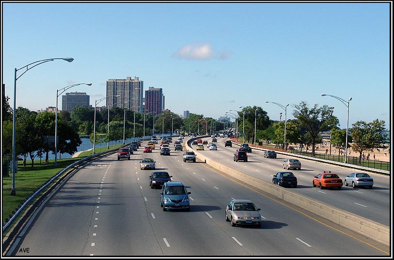 фото "Lake Shore Drive" метки: архитектура, пейзаж, лето