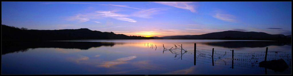 photo "cool blue" tags: landscape, sunset, winter