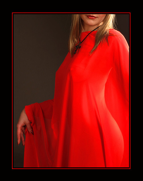 фото "Lady in Red" метки: портрет, ню, женщина