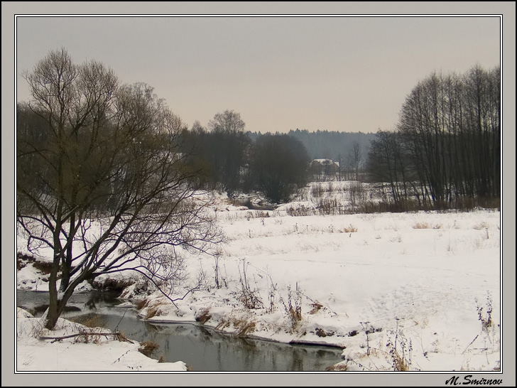 фото "Оттепель" метки: пейзаж, вода, зима