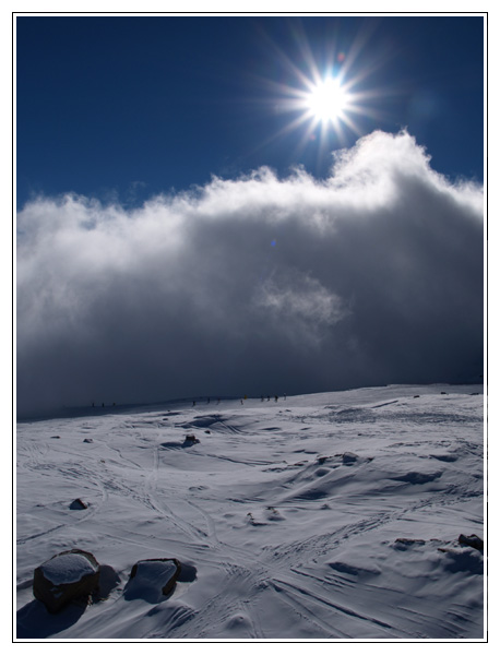 photo "Above the fog" tags: landscape, mountains, winter