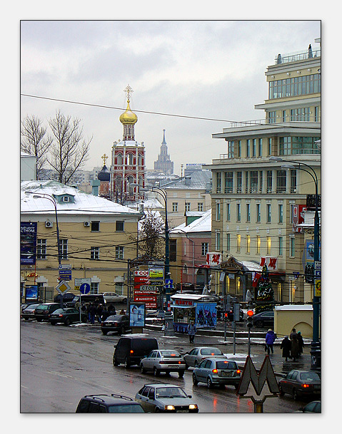 фото "Пушкинская пл. (Взгляд №1)" метки: архитектура, пейзаж, зима