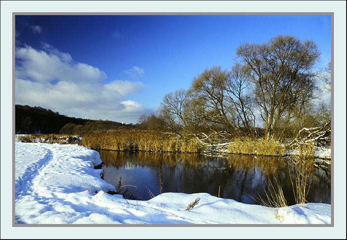 photo "From November" tags: landscape, autumn, water