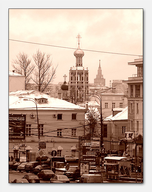 photo "Pushkin sq. (the Sight № 2)" tags: architecture, black&white, landscape, 