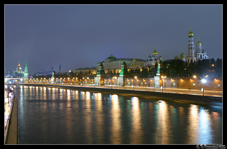 photo "The night Kremlin." tags: architecture, landscape, night