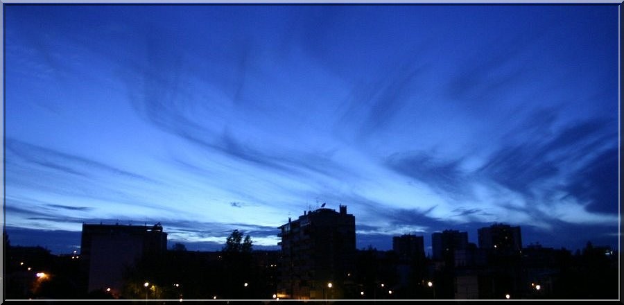 photo "From my window" tags: landscape, sunset