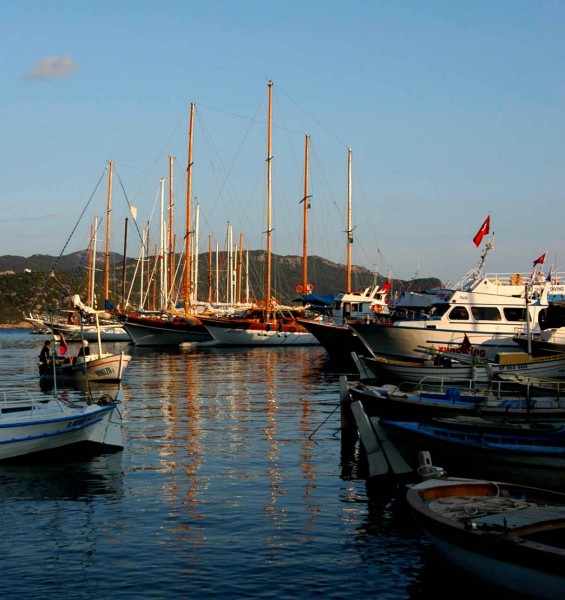 photo "Boats in Kas" tags: landscape, summer, water