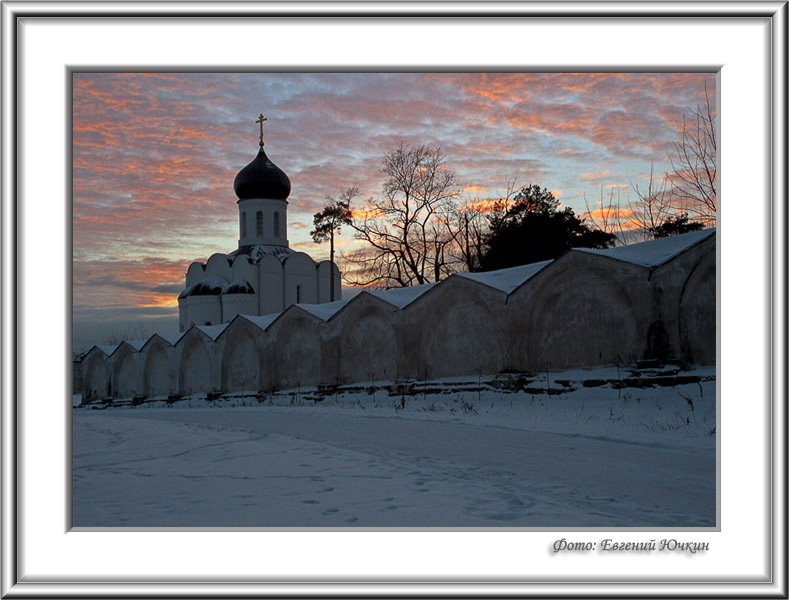 photo "Sunset on the Ugresha #2" tags: architecture, landscape, sunset