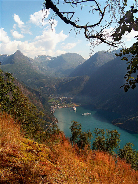 photo "Fjord))" tags: landscape, autumn, mountains