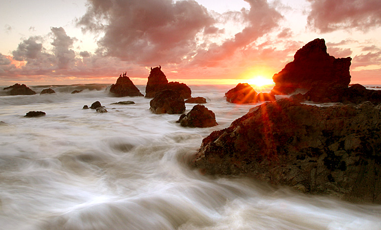 photo "El Matador Beach" tags: landscape, sunset, water