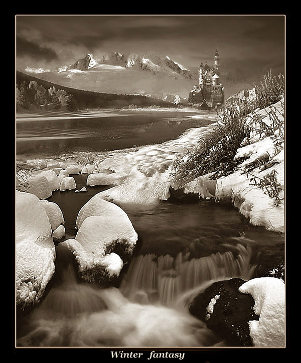 фото "Winter fantasy" метки: фотомонтаж, 
