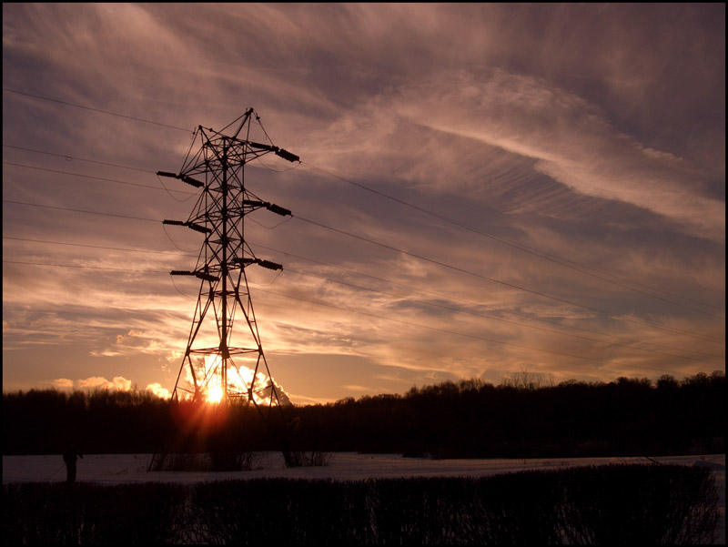 photo "GOELRO plan" tags: nature, landscape, sunset