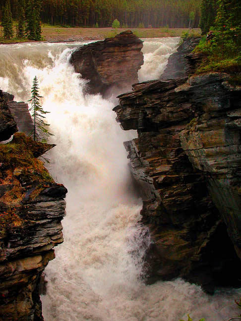 photo "Atherbasca Falls, Alberta,Ca." tags: landscape, travel, North America, mountains