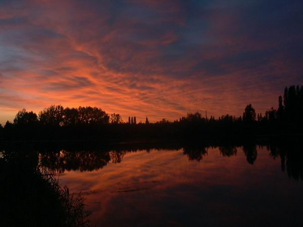 photo "Sunset over Volga" tags: landscape, sunset