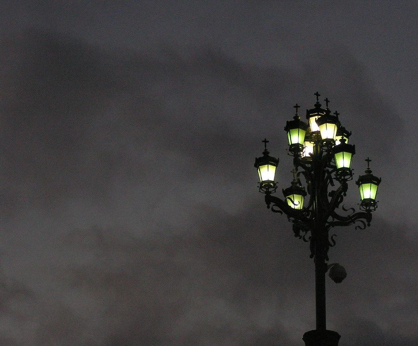 photo "Night, street, lantern..." tags: misc., 