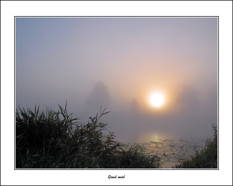 photo "Great mist" tags: landscape, autumn, sunset