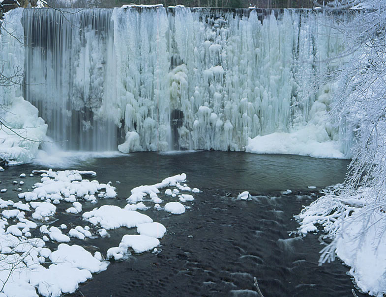 photo "Iced cataract" tags: landscape, water, winter