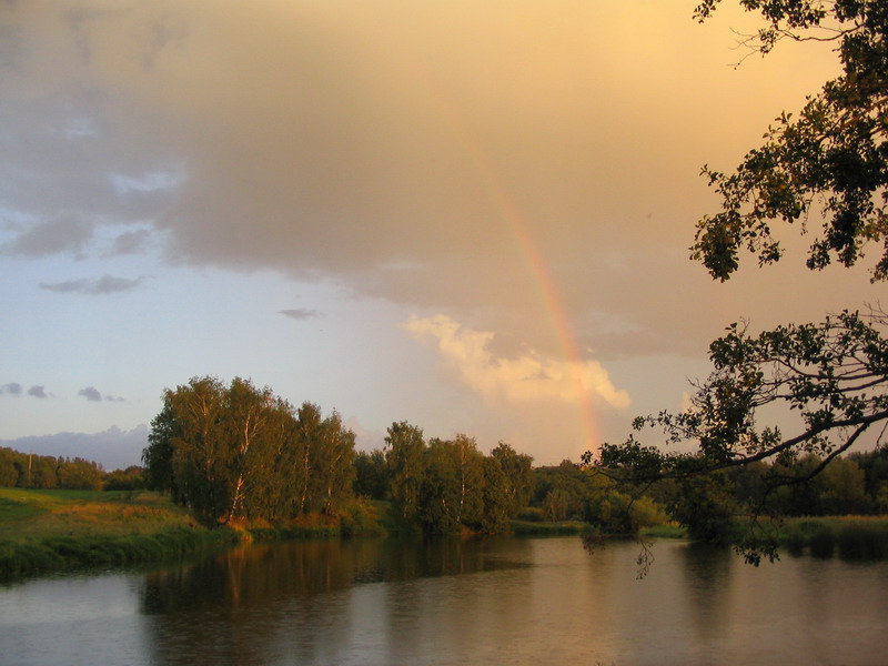 photo "Rainbow in the summer" tags: landscape, summer