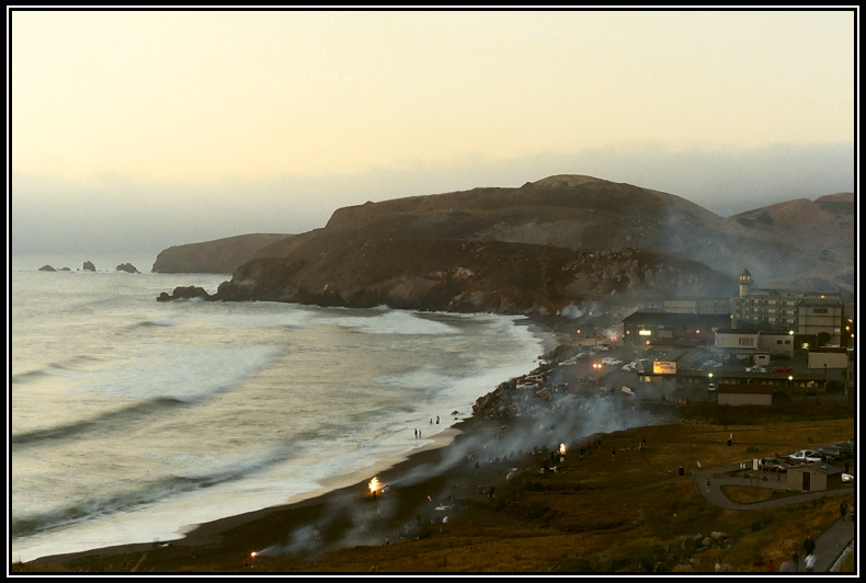 фото "День Независимости (Pacifica, California)" метки: путешествия, архитектура, пейзаж, Северная Америка