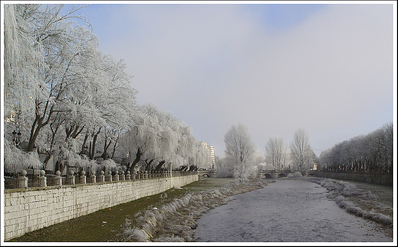 photo "The hoarfrost" tags: landscape, water, winter