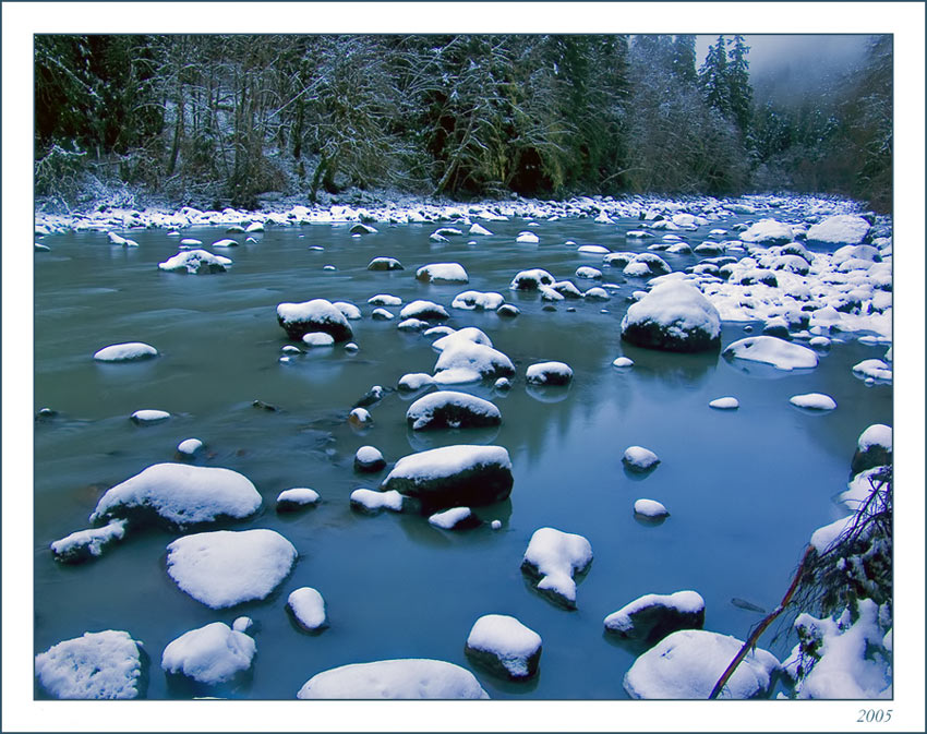 photo "Winter Green" tags: landscape, water, winter