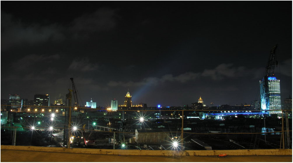 фото "Москва ночью" метки: архитектура, пейзаж, 