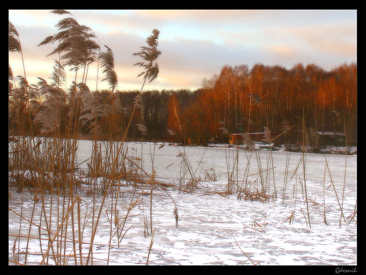 photo "Small river..." tags: landscape, winter