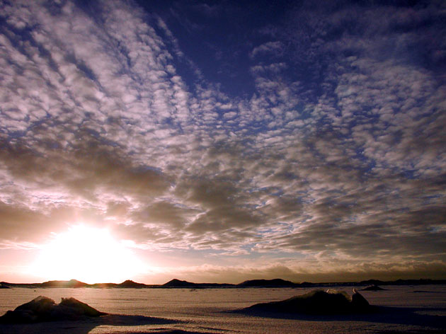 photo "Crater in the sky" tags: landscape, sunset