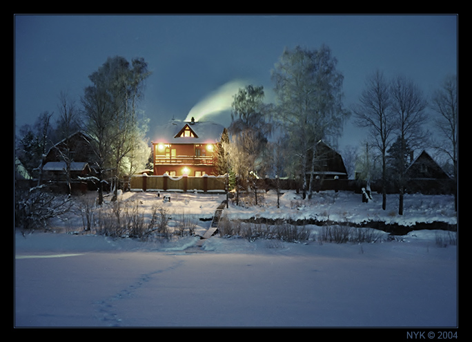 photo "The Night before New year. In the begin." tags: landscape, winter