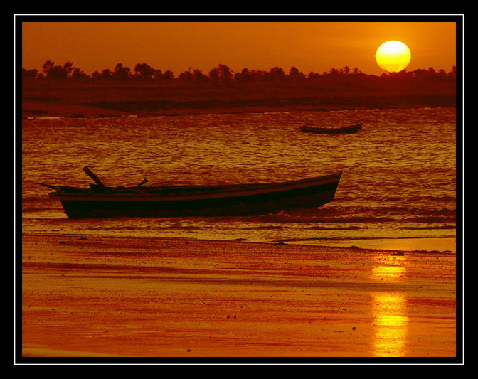 photo "Sunset in Barra Grande beach" tags: landscape, travel, South America, sunset