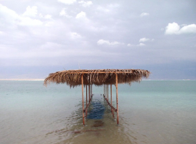 photo "Dead Sea in winter" tags: landscape, clouds, water