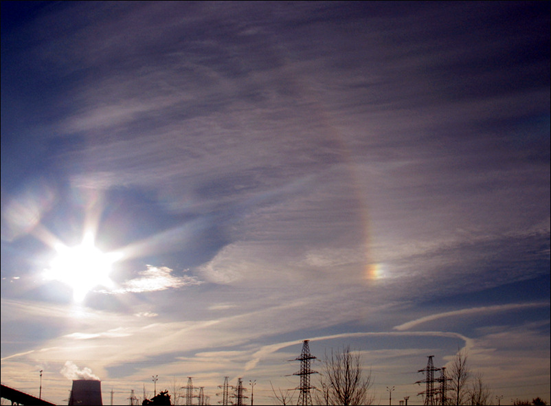 photo "Solar Halo in Moscow. 18 jan 2005" tags: nature, 