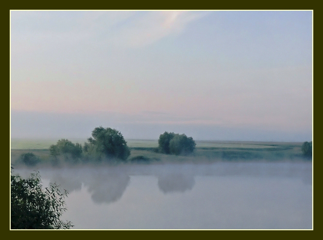 фото "Ранним июльским утром... на пруду" метки: пейзаж, вода, лето