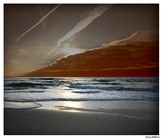 photo "Beach at end of day..." tags: landscape, sunset