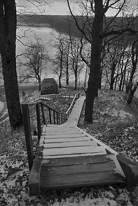 фото "Snowy stairs" метки: разное, 