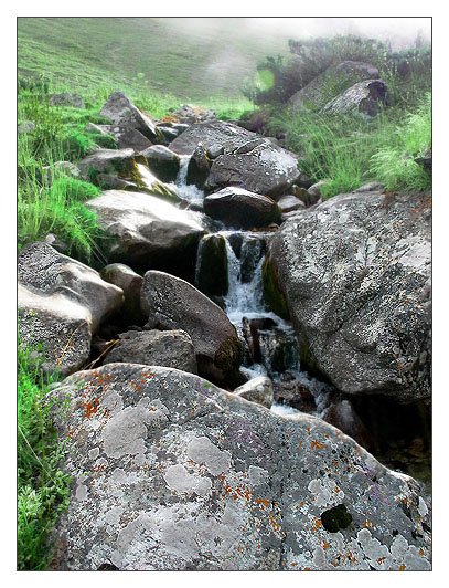 photo "Light of a stream" tags: landscape, mountains, water