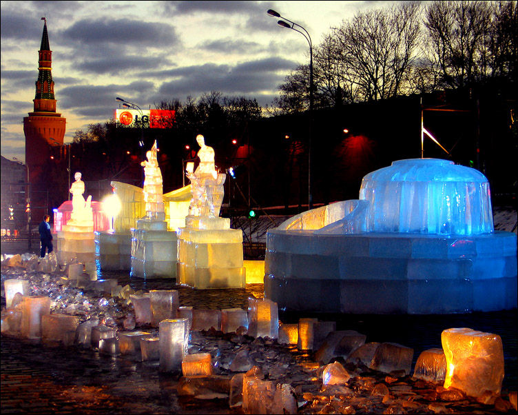 photo "Ice enchantling spectacle" tags: architecture, landscape, winter