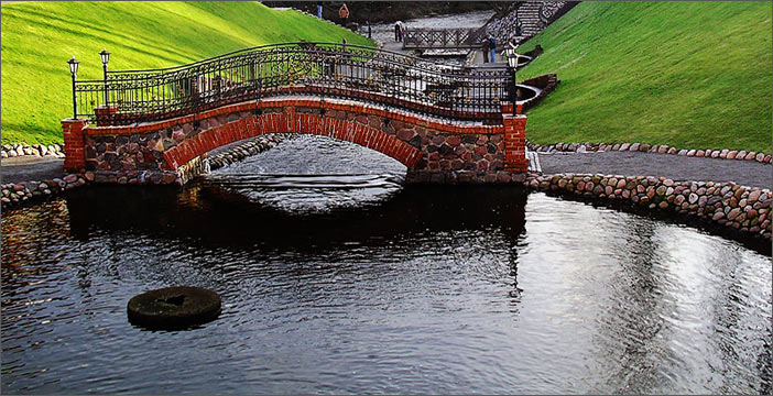 photo "The bridge." tags: landscape, water