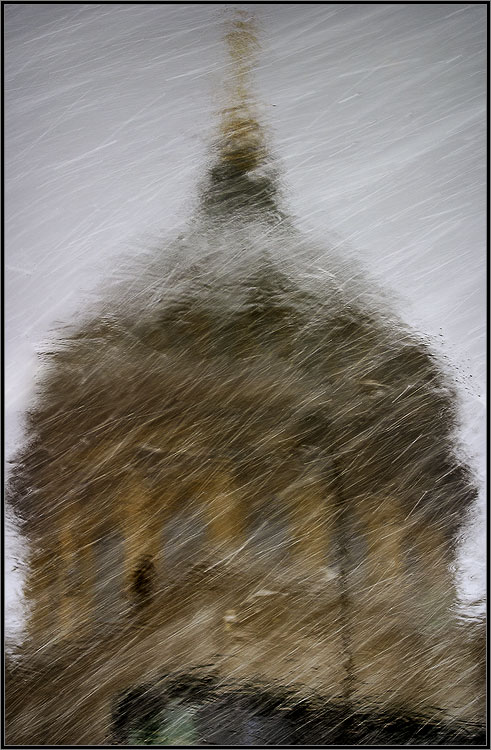 photo "The Kazan cathedral." tags: architecture, landscape, winter